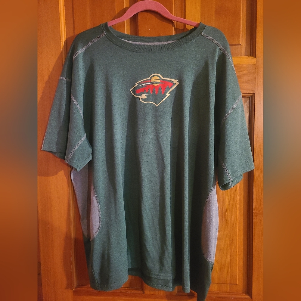 Minnesota Wild NHL Green T-Shirt with Logo 2XL